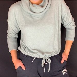turtle neck super-soft grey sweatshirt